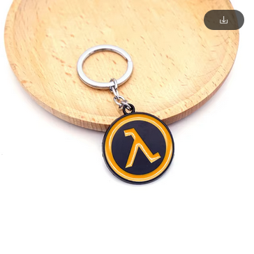 Half Life Key Chain, Half Life Pin