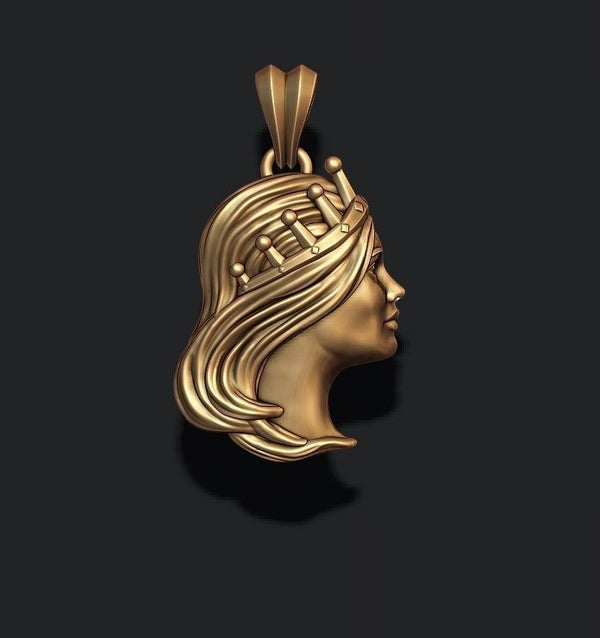 Queen Necklaces - Gold queen necklaces - Queen chain