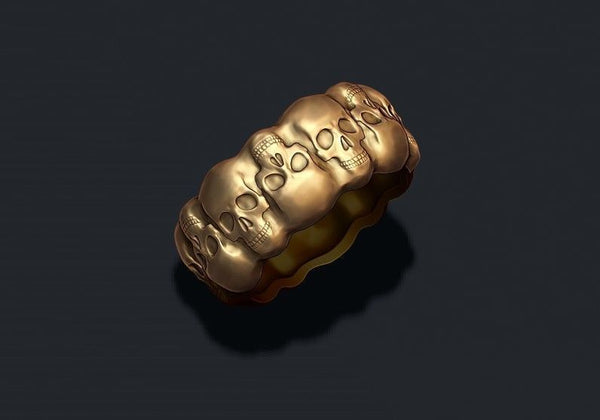 Skull Ring - Gold Skull Ring