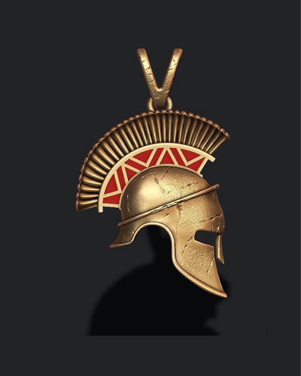 Spartan Necklaces - Spartan Helmet Necklaces