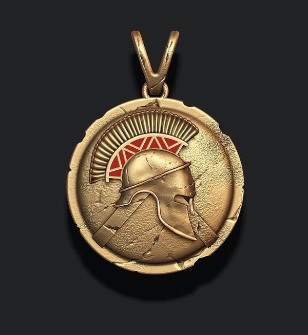 Spartan Necklaces - Spartan Shield Necklaces