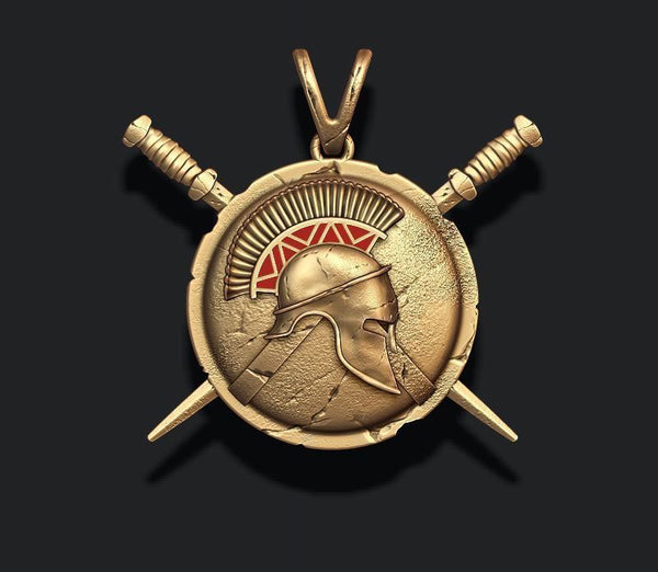 Spartan Necklaces - Spartan Shield Necklaces